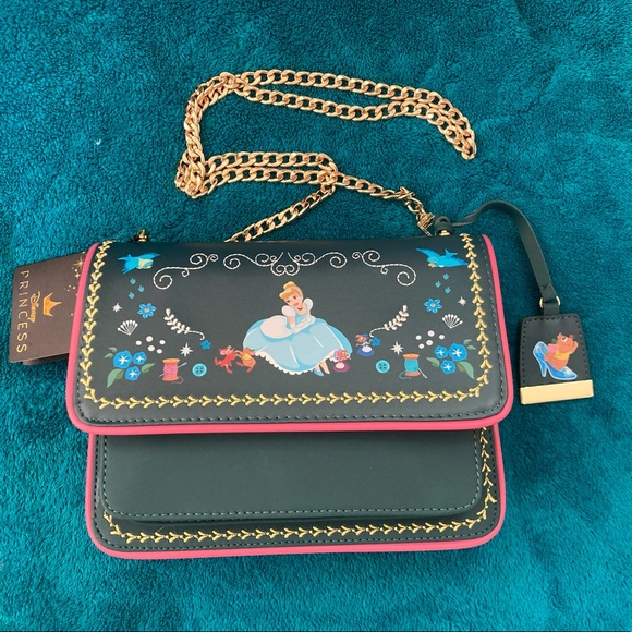 Loungefly Bags Loungefly Disney Cinderella Storybook Crossbody Bag